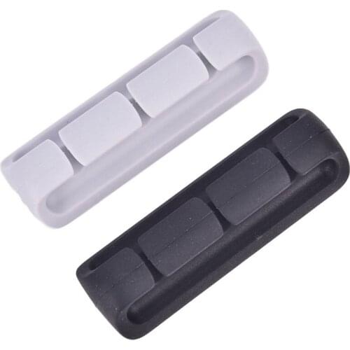 USB Cable Organizer Wire Winder Silicone Tie Fixer Wire Management organizador Cord Clip Office Desktop Phone Cables holder