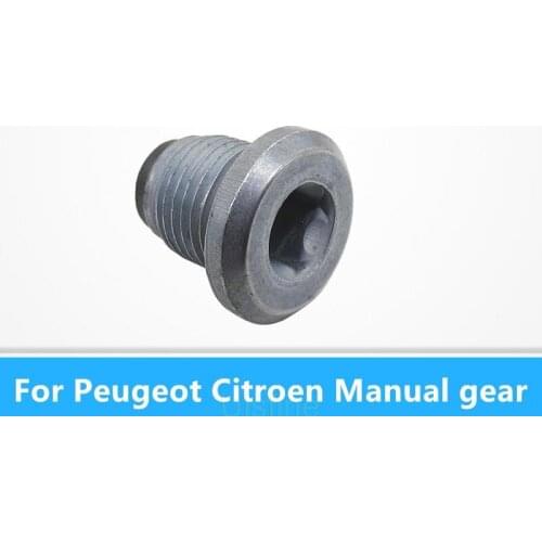 For Peugeot 307 308 206 207 CITROEN C-QUATRE C-Triomphe Elysee C2 manual gearbox oil drain screw high quality Auto Accessories
