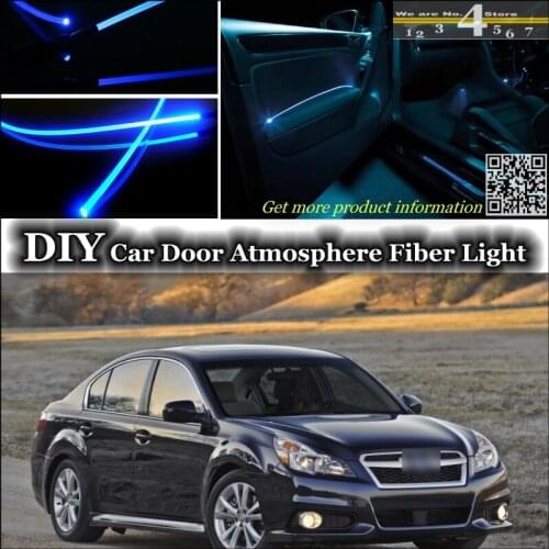 Interior Ambient Light Tuning Atmosphere Fiber Optic Band Lights For Subaru Legacy / Liberty / B4 Inside Door Panel illumination