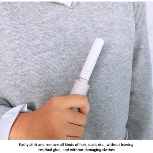 2020 High Quality Remover With Handle Paper Dust Remover Sticky Clothes Pet Dog Hair Fabric Fluff Roller Cleaner Accessories