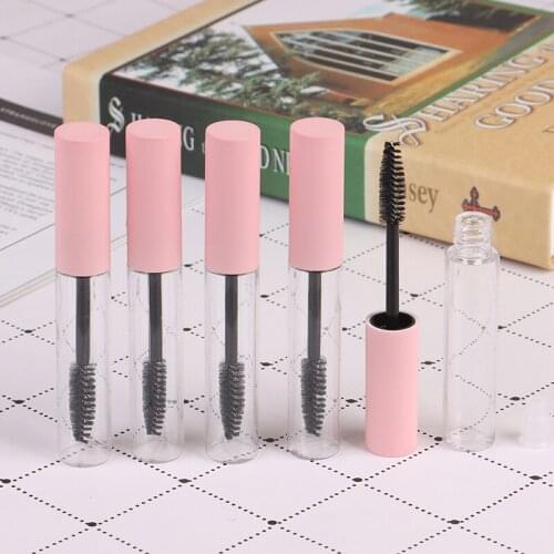 5Pcs 10ml Empty Mascara Container Bottle Tube Empty Cosmetic Oil Mini Clear Tubes