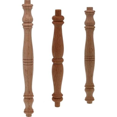 RUNBAZEF Decorative Wood Appliques for Furniture Decor Cabinet Door Irregular Wooden Mouldings Flower Carving Figurine