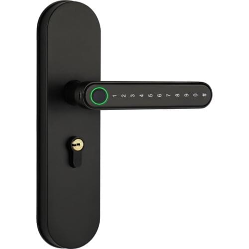 PlanA Smart Fingerprint Password Door Lock TUYA Bluetooth APP Works with IOS and Andriod Keyless Entry For Home And Office Use