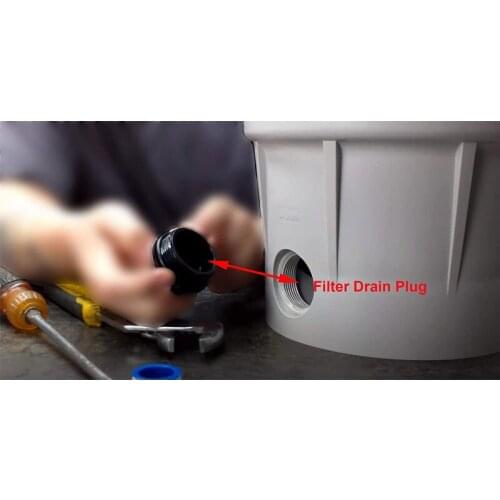 1.5in Threaded Pool Spa Return Line Winterizing Plug Filter Drain Plug With O-Ring For Winterizing Pools Outdoor Hot Tubs Tool