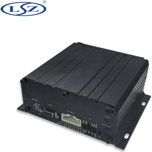 HD vehicle DVR 4CH hard disk monitor host support SD card mobile DVR boat / bus / truck general factory direct selling