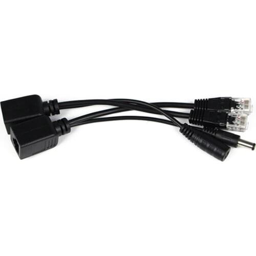 Hot POE Cable Passive Power Over Ethernet Adapter Cable POE Splitter Injector Power Supply Module 12-48v For IP Camera