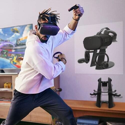 Helmet handle placement bracket saves space and makes the table beautiful and tidy easy to install apply to Oculus Quest/Rift S