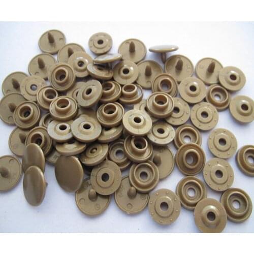 Free shipping 20 sets T3(10.7mm) KAM B11 Metallic Gold snap button for sewing baby color plastic fastener snap button