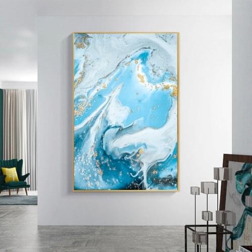 Minimalist Abstract Wall Poster Modern Style Canvas Print Green Texture Painting Contemporary Art Room Decoration Picture