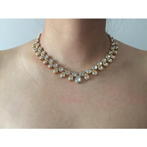 New Style Kundan Panji Party Wedding Necklace