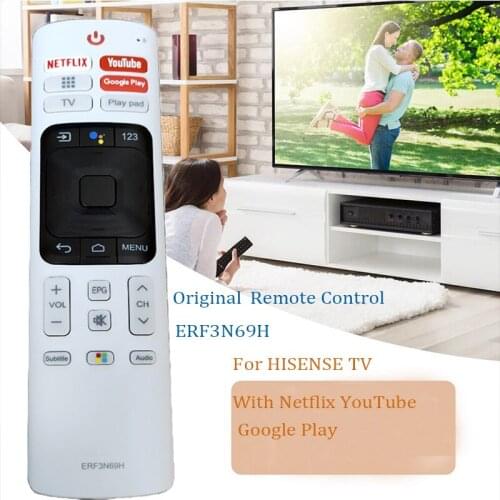 Hot Sale Original ERF3N69H For HISENSE TV Remote Control ERF3N69H With Netflix YouTube Google Play Fernbedienung