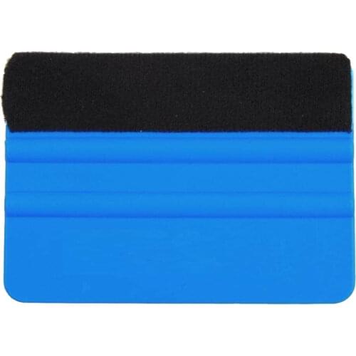 Practical Felt Edge Vinyl Squeegee Wallpaper Scraper Car Van Wrap Cleaning Tool