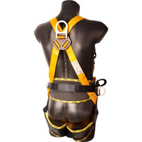 Pro Safety Fall Protection Full Body Harness Industrial Construction Work Rescue Climbing Scaffold Contractor Personal Equipment