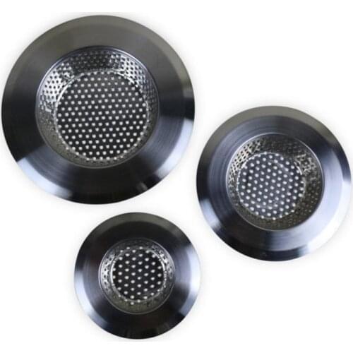 7cm/9cm/11cm Kitchen Sink Strainer Drain Hole Filter Trap Sink Strainer Stainless Steel Bath Sink Drain Waste Screen