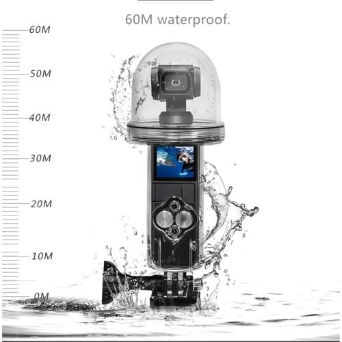 1PC Waterproof Box Suitable for DJI Osmo Pocket Accessories 196.9-Foot Underwater Diving Protective Shell Accessory Kit