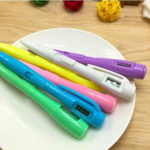 1000pcs/lot Electronic Watch Test Test Pen Electronics Clock Ballpoint Student Civil Servant To Work In An Office Ball pen
