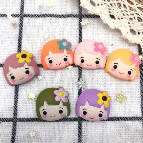 15PCS 22mm Diy Button Flower Jewelry Childrens Hair Accessories Mobile Phone Case Beauty Accessories