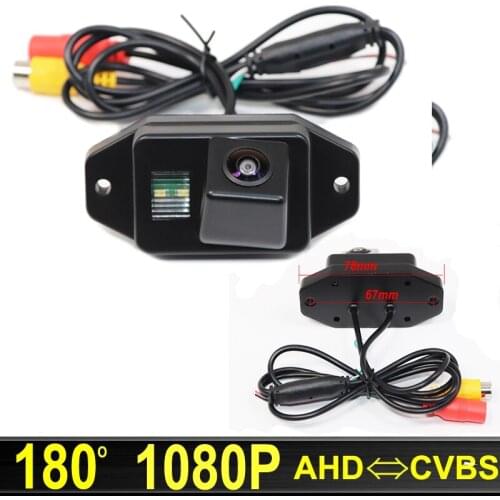 180 Degree 1080P HD AHD Starlight Night Vision Vehicle Rear View Car Parking Backup Camera For Toyota Prado Land Cruiser 120