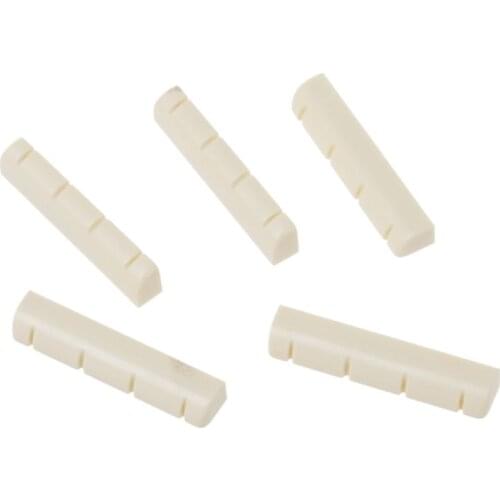 5pcs Ukulele Ivory Slotted Nut