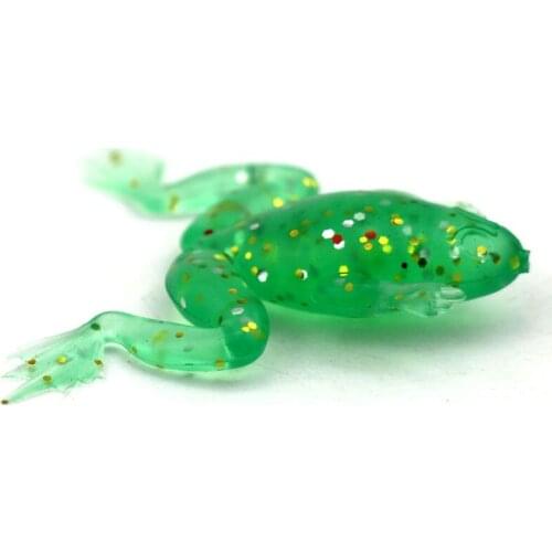 6Pcs 55mm 4.8g Frog Soft Lure Wobbler Fishing Lure Sea Lure Silica Gel Artificial Trout Pike Bass Fishing Bait Hot Sale