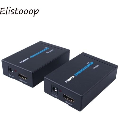 Wireless RJ45 Adapter Ethernet Converter HDMI-compatible Transmitter Receiver 1080p 3D Extender Cat 5e/6 Cable Adapter