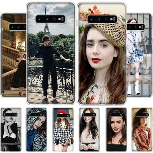 Emily in Paris Lily Collins Phone Case For Samsung Galaxy S20 S10 S21 Ultra Note 10 20 S9 S8 S7 FE Plus Lite Cover Soft Silicone