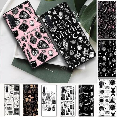 Witches moon Tarot Witch Ouija Phone Case For Samsung Galaxy S8 S9 S10 Plus S10E Note 3 4 5 6 7 8 9 10 Pro Lite cover