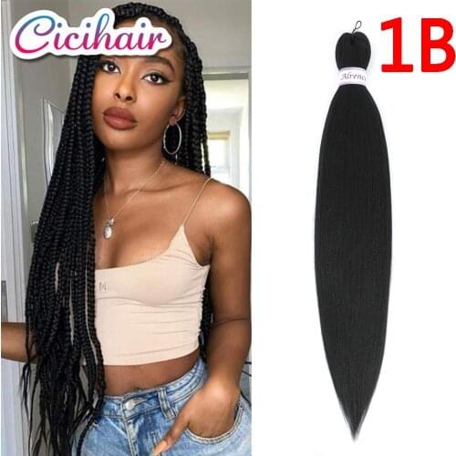 CICIHAIR Pre-stretched Yaki Easy Braiding Hair Professional Perm Soft Synthetic Jumbo Braids Hair Hot Water Easy Braiding Hair