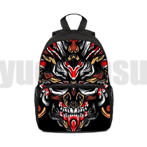 3D Abstraction Animal Tiger Wolf Dragon Backpack Children Bookbag Terror Skull Ghost Travelbag Boys Girls Lion Monster SchoolBag