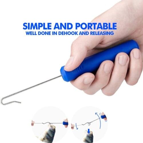 2pcs Fishing Dehooker Fish Hook Remover Extractor Saltwater Fish Release Tool