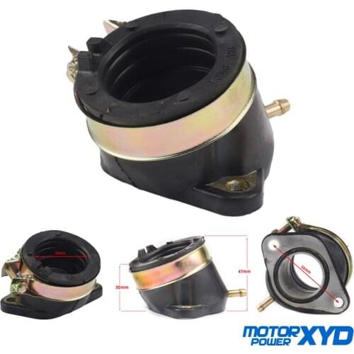 Motorcycle Carburetor Interface Adapter Intake Manifold Carburador Intake Carb Connector fit For Honda CN250 Helix 1987-1998