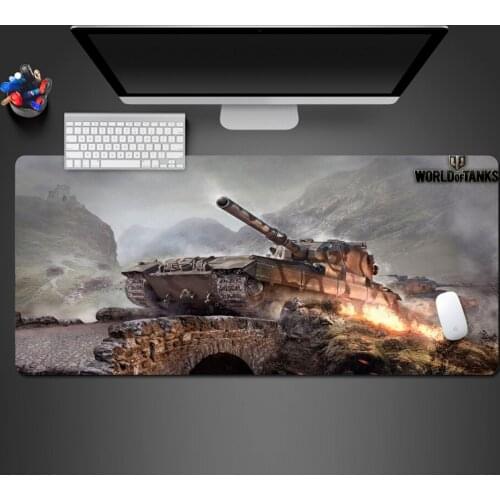 Cool World Of Tanks Mouse Pad On The Bridge Large Pad To Mouse Computer Mousepad Wot Super Cool Gaming Mouse Mats To Mouse Gamer