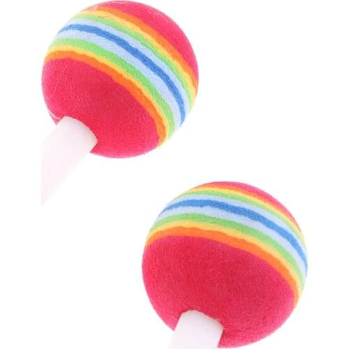 2pcs Kids Children Lollipop Head Drum Mallet Early Educational Musical Gifts