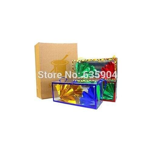Mini Size Dream Bag / Appearing Flower Boxes - Magic Tricks,Satge Magic props,Fire Magic Accessories,Close-up