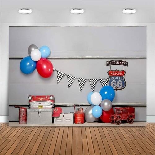 Mocsicka Birthday Party Backdrop for Photography Baby Portrait Photo Background Decoration Newborn Baby Shower Backdrops Balloon