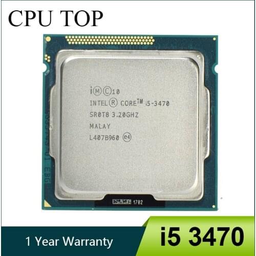 Intel Core i5 3470 3.20GHz 5GT/s 6MB L3 Socket 1155 Quad-Core CPU