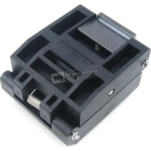 QFP64 TQFP64 FQFP64 PQFP64 IC51-0644-807 Yamaichi QFP IC Test Burn-in Socket Programming Adapter 0.5mm Pitch