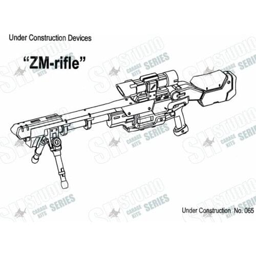 SH Studio upgrade parts of ZM-Rifle for 1/12 scale FAG mobile suit girl kids toys