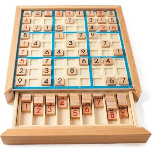 Sudoku Chess Digits 1 To 9 Can Only Put Once In Any Row Line And Check Intelligent Fancy Educational Wood Toys Happy Games Gift