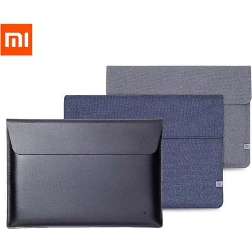 Original Xiaomi air 12.5 13.3 inch Laptop Sleeve bags for Macbook Air pro 11 12 new Retina air 13 A1932 notebook PU Leather case