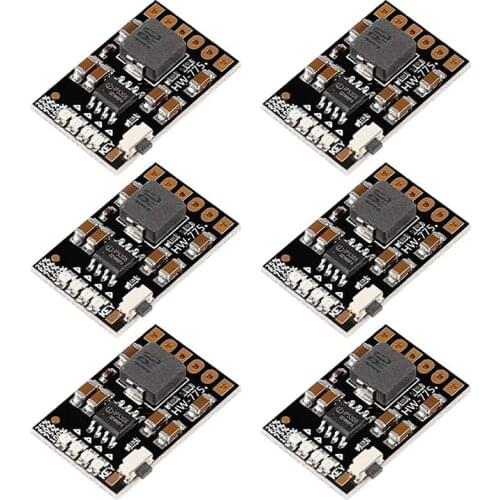 MOOL 6 Pcs 2A 5V Charge Discharge Integrated Module 3.7V 4.2V Lithium Battery Boost Mobile Power Protection DIY