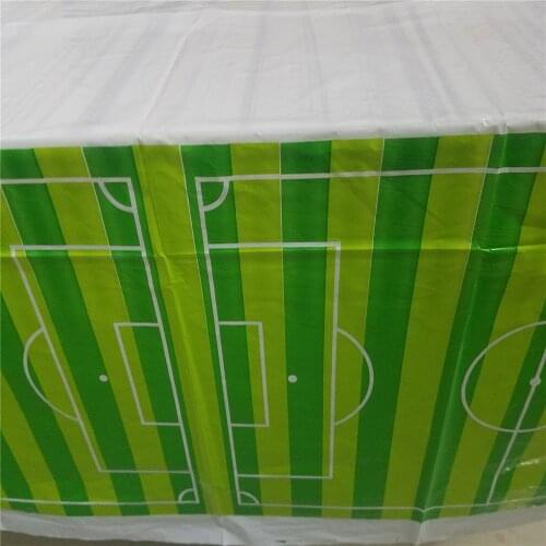 1.8m*1.08m Football Soccer Party Tablecloth Birthday Party Decoration Disposable Kids Boys Event Party Supplies Table Cover