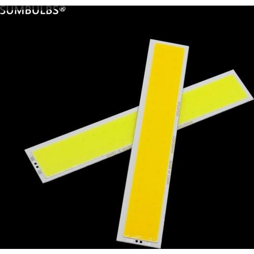 10pcs/lot 8W COB LED Strip light source DC12V led Bulb Bar light source 800LM Cold warm White DIY indoor Lamp for diy bulb