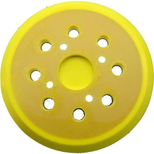 5inch 8 Holes Velcro Backup Pad Hook and Loop Polishing Pads for Air Sander