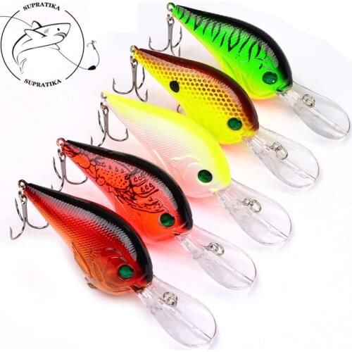 5pcs/lot Artificial Mini Crankbait Fishing Lures Hard Bait 95mm/11g Sea Fishing Top-water Wobbler Bionic Artificial Feeder Bait