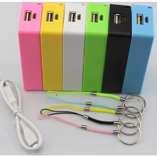 5600mAh 2X 18650 USB Power Bank Battery Charger Case DIY Box For iPhone Sumsang SmartPhone Cellphone Factory Price