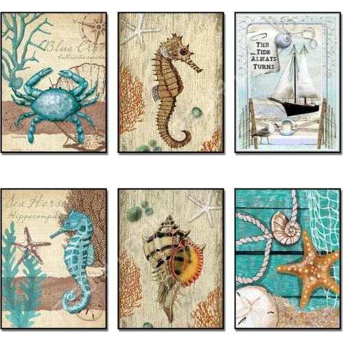 5D Diamond Embroidery Sail Dream DIY Diamond Painting Landscape Full Square/Round Drill Rhinestones Mosaic Picture Home Decor