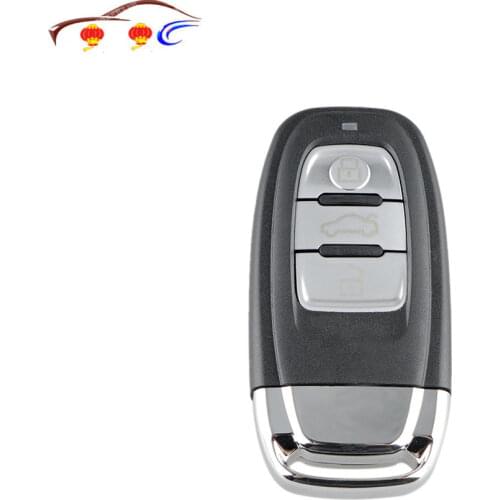 3B Car Key shell For Audi A4l A3 A4 A5 A6 A8 Quattro Q5 Q7 A6 A8 Remote Key Shell Case Fob Replacement Car Key Shell 3 Buttons