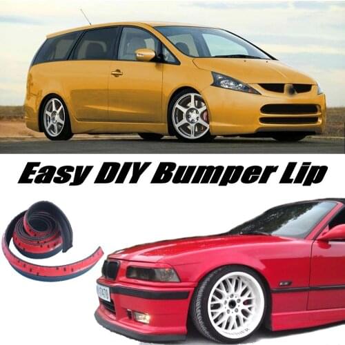 Bumper Lip Deflector Lips For Mitsubishi Carisma Front Spoiler Skirt For TopGear Friends Car Tuning View / Body Kit Wing / Strip