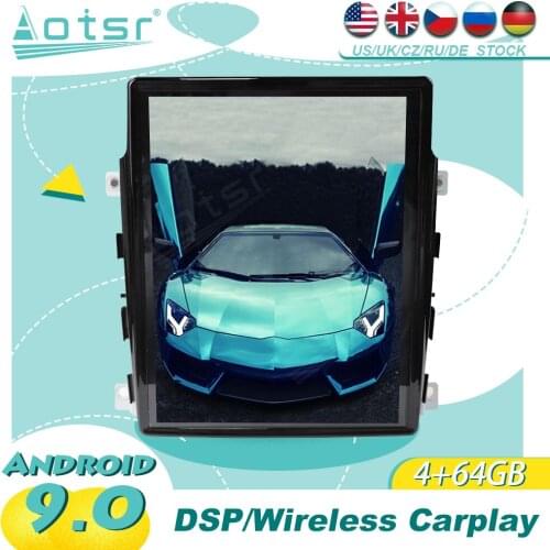 For Porsche Panamera 2011 - 2016 Android 9.0 Tesla Style 64GB ROM PX6 Carplay Car GPS Navigation Multimedia Radio Player WIFI BT